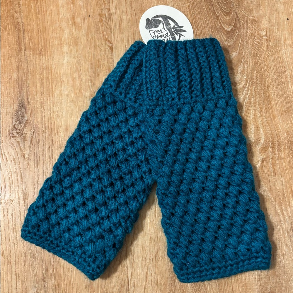 Blue Fingerless Gloves **2 for 20**